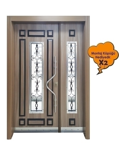 Tezdoor0143 Tanganika-Kabartmalı Model Bina Giriş Kapısı