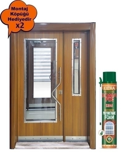 Tezdoor0145 ABD-Camlı Model Bina Giriş Kapısı