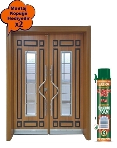 Tezdoor 0152 ABD Kabartmalı Model Bina Giriş Kapısı