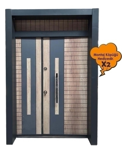 Tezdoor0170 Siyah Model Bina Giriş Kapısı
