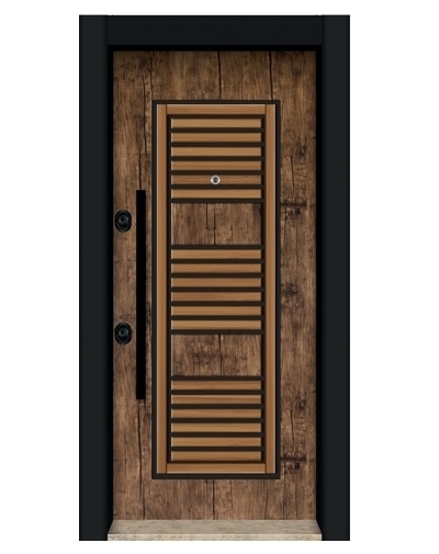 Tezdoor 1465 Statik Kasa Kabartma Model Çelik Kapı