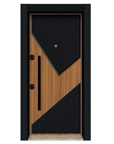 Tezdoor 1462 Statik Kasa Kabartma Model Çelik Kapı