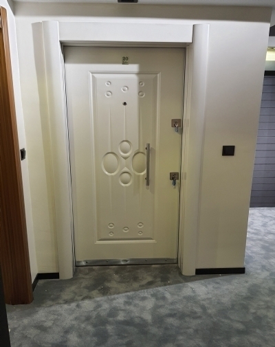 Tezdoor 1473 Beyaz Sac Çelik Kapı, Dış Mekana Uygun Çelik Kapı 