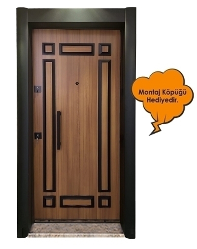 Tezdoor 1468 Statik Kasa Kabartma Model Çelik Kapı