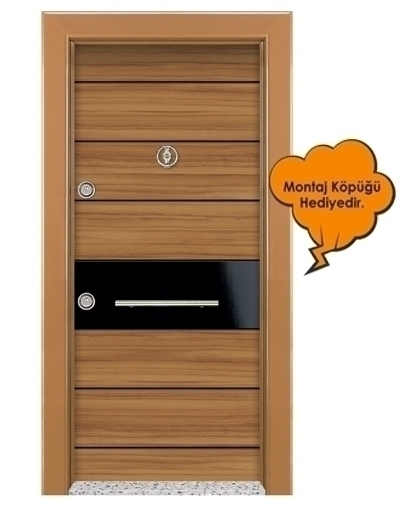 Tezdoor1583 Statik Kasalı Düz Model Çelik Kapı 