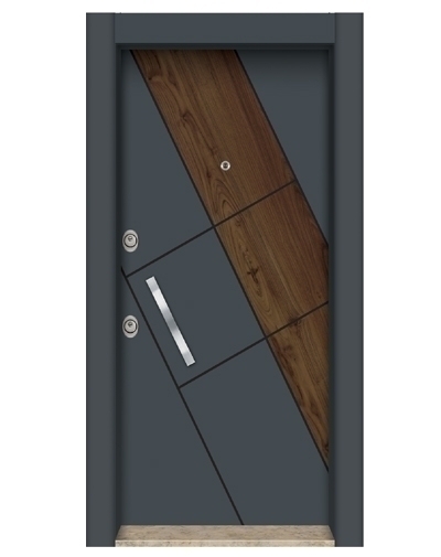 Tezdoor 1586 Statik Kasa Düz Model Çelik Kapı