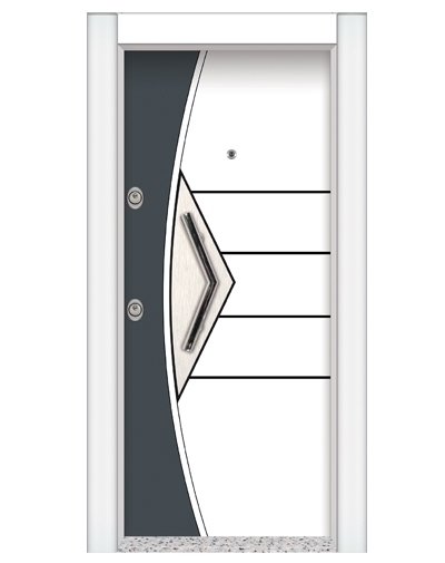 Tezdoor 1596 Statik Kasa Düz Model Çelik Kapı