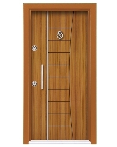 Tezdoor1694 Statik Kasalı Düz Model Çelik Kapı 