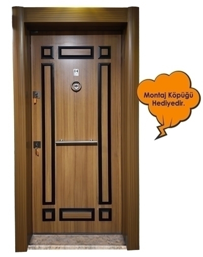 Tezdoor2468 Eskitme Kasalı Kabartma Model Çelik Kapı